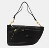 Burberry Black Shield Twin Shoulder Bag In Black