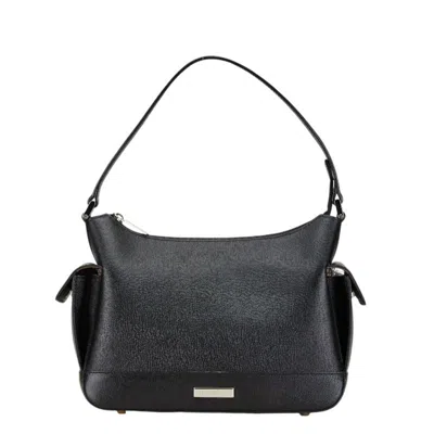 Pre-owned Burberry Black Leather Shoulder Bag ()