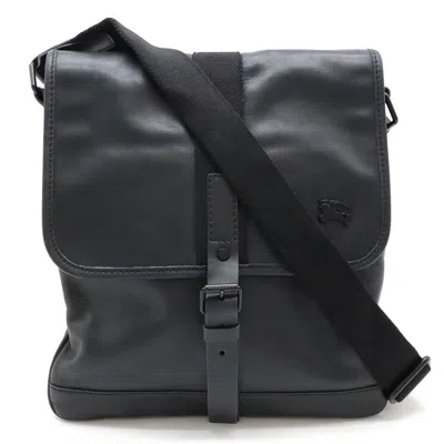 Pre-owned Burberry Black Leather Shoulder Bag ()