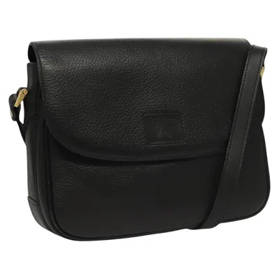 Pre-owned Burberry Black Leather Shoulder Bag ()