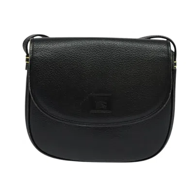 Pre-owned Burberry Black Leather Shoulder Bag ()