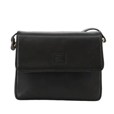 Pre-owned Burberry Black Leather Shoulder Bag ()