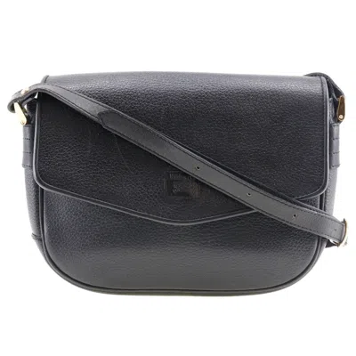 Pre-owned Burberry Black Leather Shoulder Bag ()
