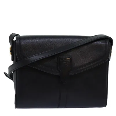 Pre-owned Burberry Black Leather Shoulder Bag ()