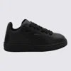 BURBERRY BLACK LEATHER SNEAKERS