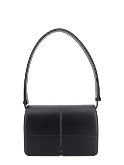 Burberry Black Leather Snip Shoulder Bag