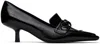 Burberry Leather Storm Pumps In Black