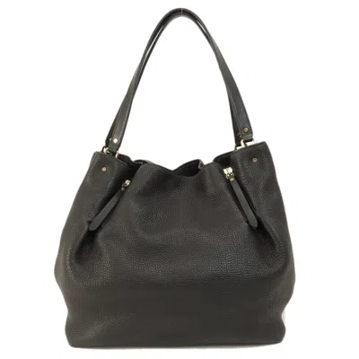 Pre-owned Burberry Black Leather Tote Bag ()