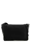 Burberry Black Leather Trench Crossbody Bag In Black