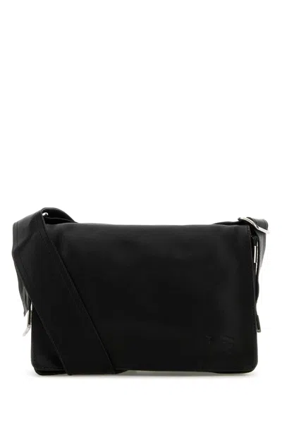 Burberry Black Leather Trench Crossbody Bag