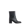 Burberry Black Leather Women's Boot In Black