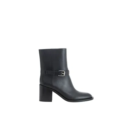 Burberry Black Leather Women's Boot