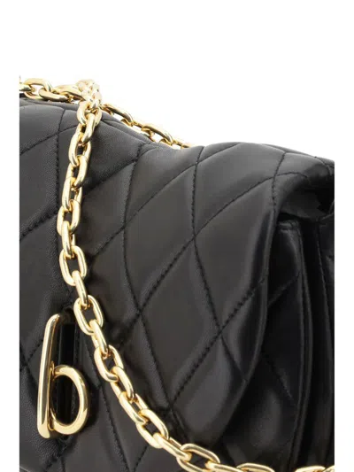 Burberry Black Ll Sm Chain Rocking Shoulder Bag
