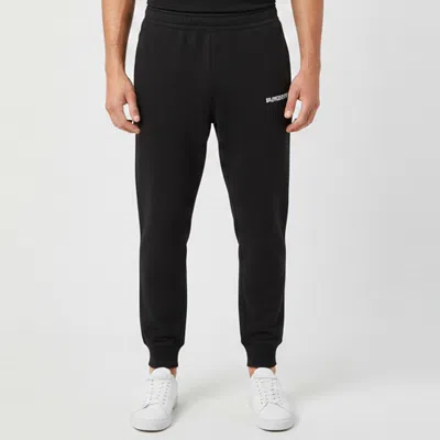 Pre-owned Burberry Black Logo Embroidered Cotton Knit Sweatpants Xl