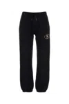 Burberry Cotton Joggers With Back Pocket And Elastic Waistband In Black