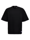 Burberry Equestrian Knight-patch Cotton T-shirt In Black