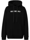 Burberry Black Cotton Sweatshirt In Black