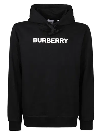 BURBERRY MEN BLACK LOGOED HOODIE, S LUXURY SWEATSHIRTS & HOODIES FOR MEN DARVEYS
