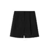 Burberry Black Lorie Ekd Logo Shorts In Black