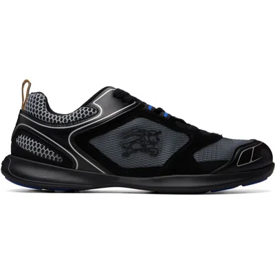 Burberry Black Matrix Sport Sneakers In Multi