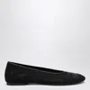 Burberry Mesh Ballerinas With Ekd Detail In Black