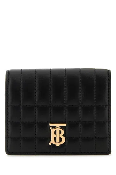 Burberry Black Nappa Leather Wallet In A7527