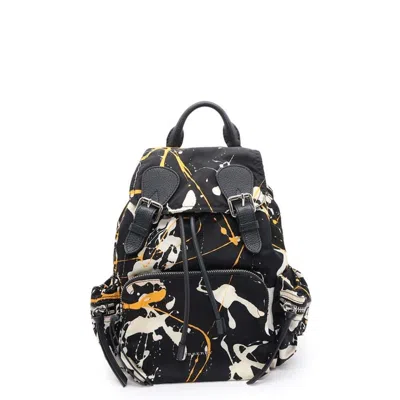 Pre-owned Burberry Black Nylon Backpack ()