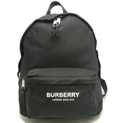 Pre-owned Burberry Black Nylon Backpack ()