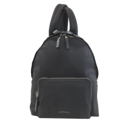 Pre-owned Burberry Black Nylon Backpack ()