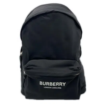 Pre-owned Burberry Black Nylon Backpack ()