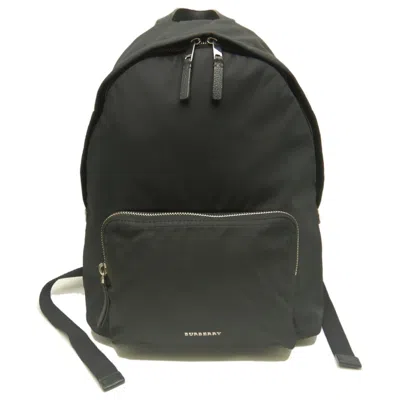 Pre-owned Burberry Black Nylon Backpack ()