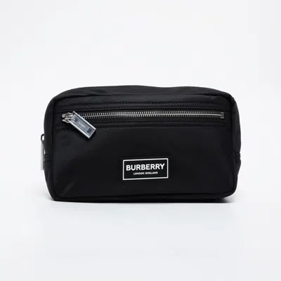 Pre-owned Burberry Black Nylon Clutch Bag Pouch ()
