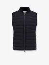 Burberry Jacket Sleeveless Padded Ribbed Collar