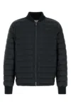 Burberry Dalham Down Jacket With Ekd Patch In Black