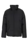 Burberry Nylon Down Jacket With Drawstring And Pockets In Charcoal Ip Ptn