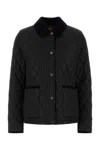 Burberry Check Lining Quilted Nylon Dorset Jacket Clothing In Black