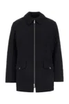 Burberry Black Nylon Jacket In Black