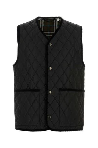 Burberry Black Nylon Sleeveless Jacket