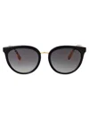 Burberry Womens Black Be4316 Phantos-frame Acetate Sunglasses In Black