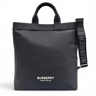 Pre-owned Burberry Black Nylon Tote Bag ()