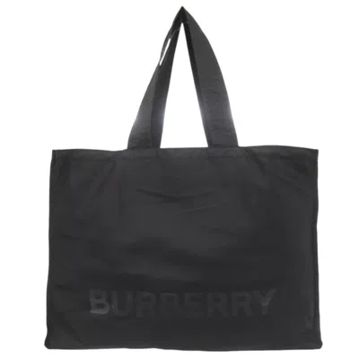 Pre-owned Burberry Black Nylon Tote Bag ()