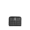 Burberry Black / Palladio Lola Quilted Leather Wallet