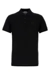 Burberry Eddie Short-sleeved Polo Shirt In Black