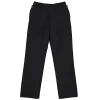 BURBERRY BURBERRY BLACK POCKET DETAIL WOOL MOHAIR TAILORED TROUSERS