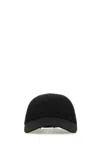 Burberry Women Black Polyester Blend Baseball Cap In Black