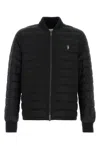 Burberry Black Polyester Down Jacket In Black