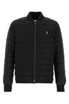 Burberry Black Polyester Down Jacket In Black
