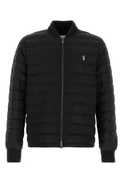 BURBERRY BLACK POLYESTER DOWN JACKET