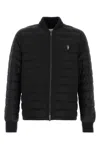 Burberry Black Polyester Down Jacket In Black