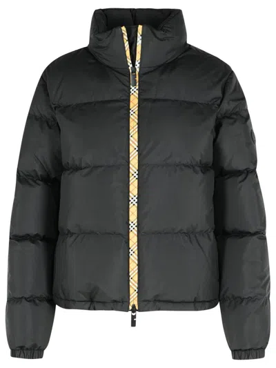 BURBERRY BURBERRY BLACK POLYESTER DOWN JACKET
